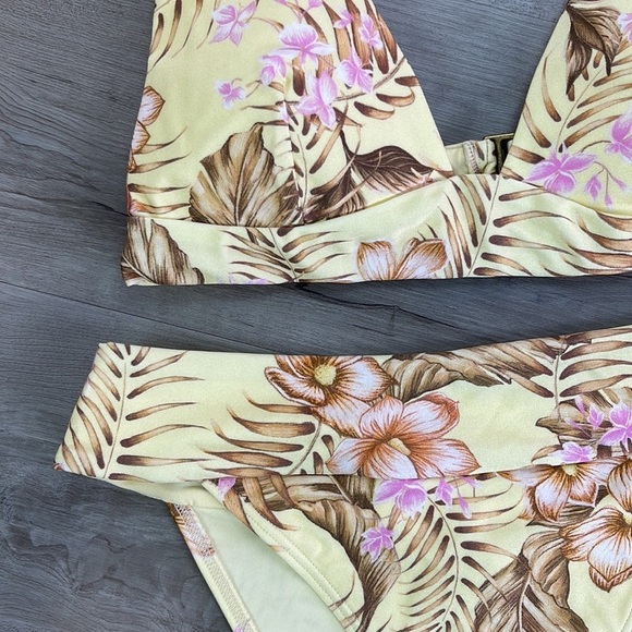 ☀️RIP CURL☀️ PLAYABELLA DEEP V PLAYABELLA HIGHWAIST CHEEKY BIKINI SET - Picture 8 of 17